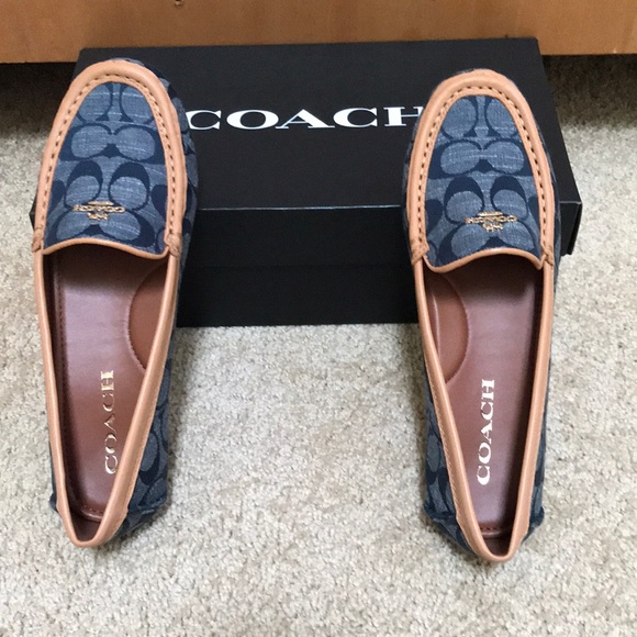 Nib Coach 65b Chambray Signature Marley 